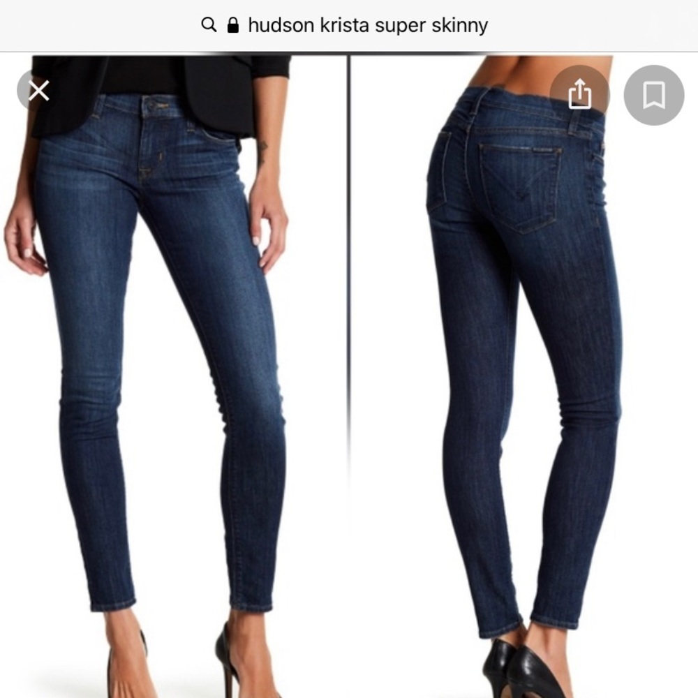 Hudson Krista skinny Jeans size 26
